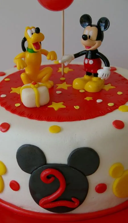 Pasteles de Mickey Mouse fondant - Imagui