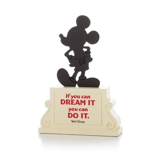 Mickey Mouse Silhouette - Encouragement Figurine | Hallmark