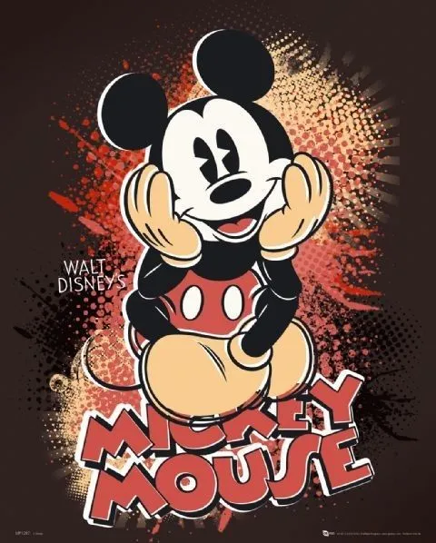 MICKEY MOUSE - sitting pósters / láminas - Compra en EuroPosters