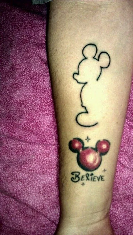 Tattoos on Pinterest | Mickey Mouse Tattoos, Sister Tattoos and ...
