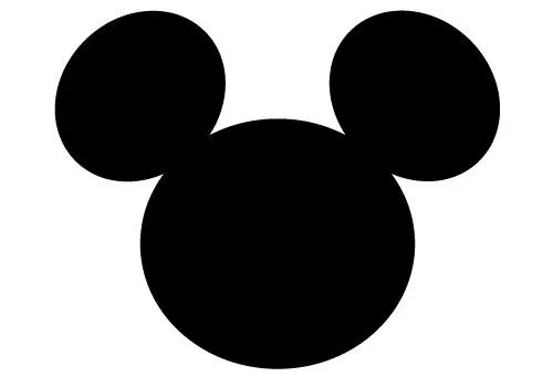 Silueta cara de Mickey y Minnie - Imagui