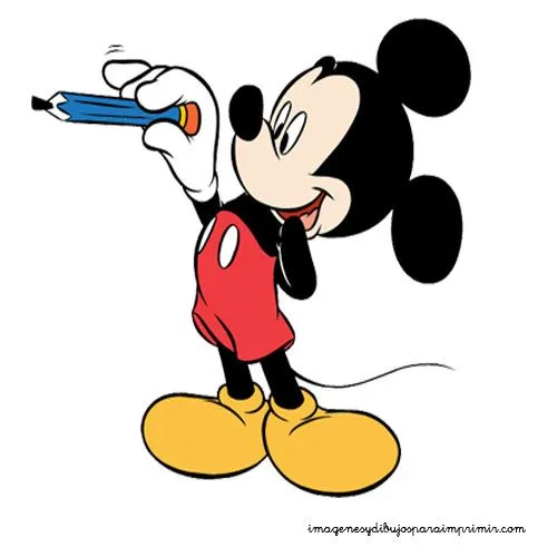 Mickey to print and cut-Images and pictures to print
