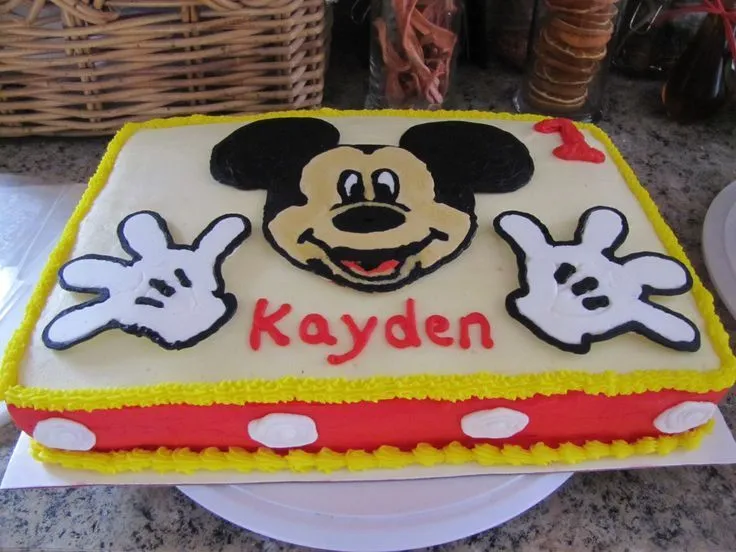 mickey+mouse+birthday+sheet+cakes | sheet cake Mickey Mouse ...
