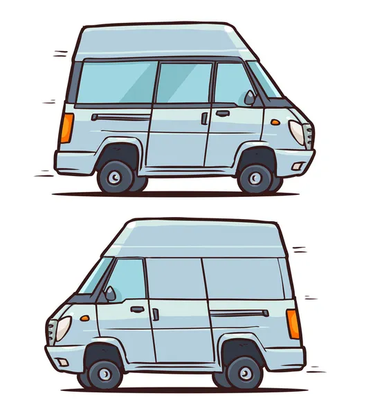 Microbús. dibujos animados — Vector stock © natashin #42111473