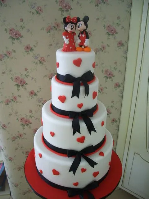 miki-mini mouse wedding cake | Flickr - Photo Sharing!