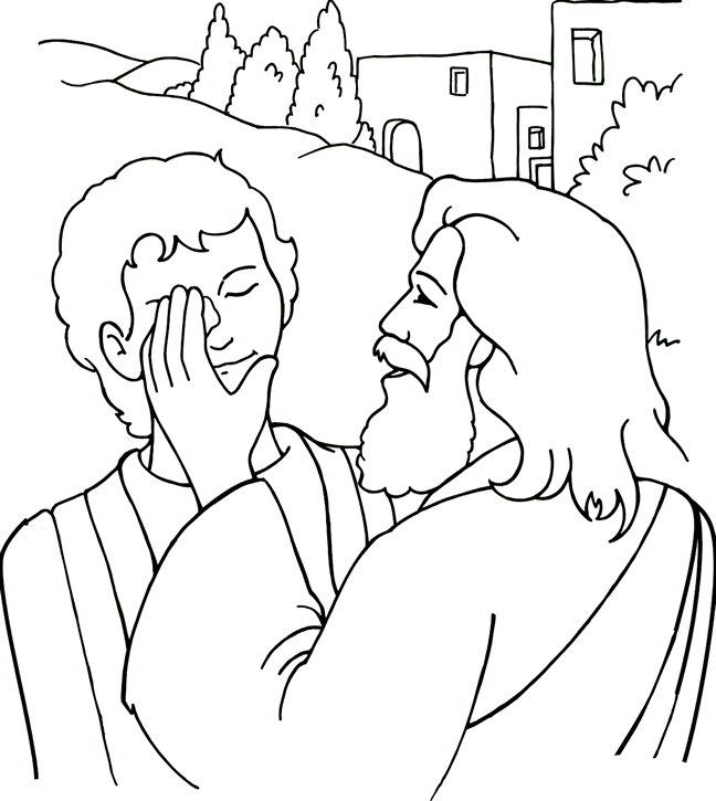 Dibujos para pintar de los milagros de jesús - Imagui
