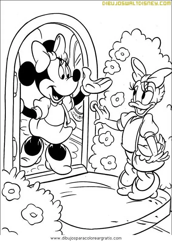 Dibujos para colorear Minnie y daisy - Imagui