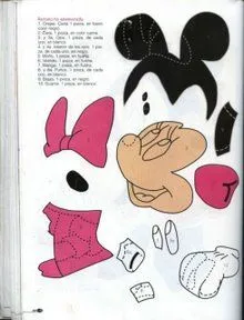 Kids Birthday: Mickey y Minnie Mouse con moldes Kids Birthday: Mickey y Minnie Mouse con moldes