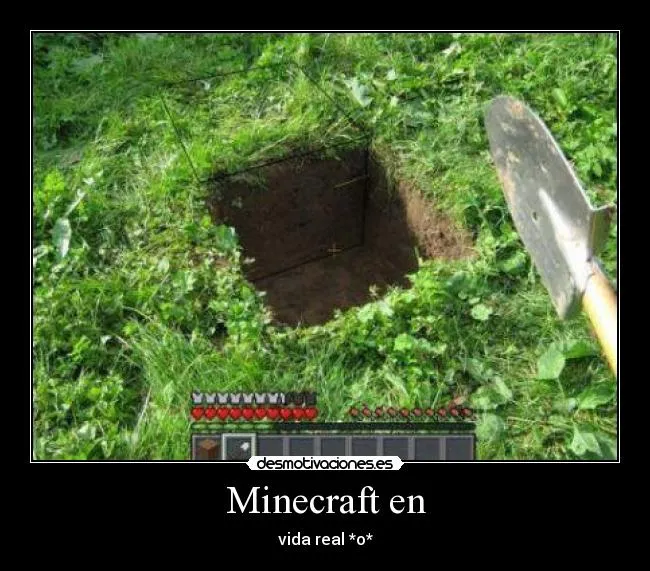 Minecraft vida real - Imagui