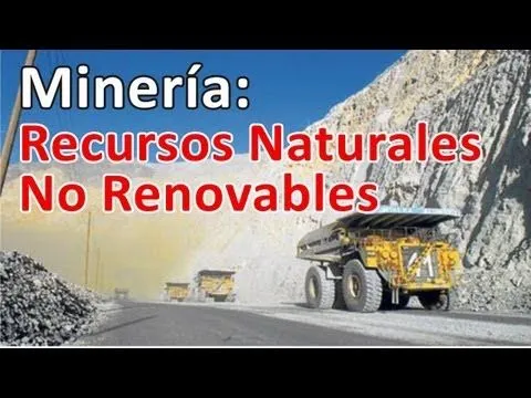 Minerales Recursos Naturales NO Renovables - YouTube