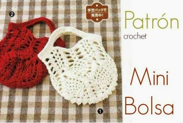 Mini Bolsita de Crochet Patron - Patrones Crochet