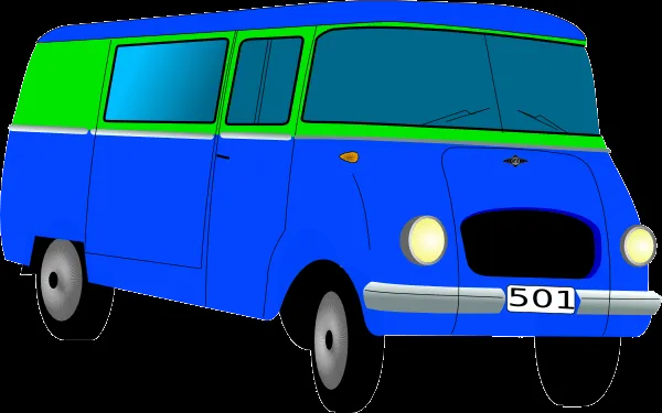 Mini Bus Clip Art at Clker.com - vector clip art online, royalty ...