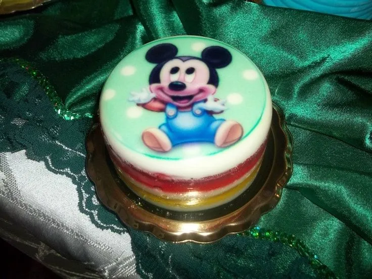 Mini gelatina de Mickey Mouse | Gelatinas | Pinterest