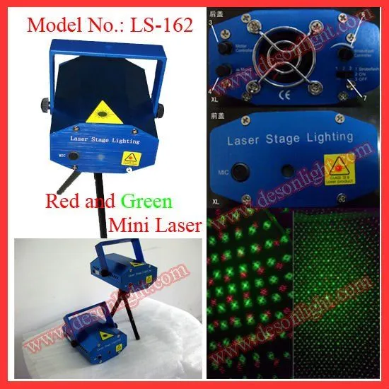 Mini luces de discoteca con láser LS-162-Luces Láser ...