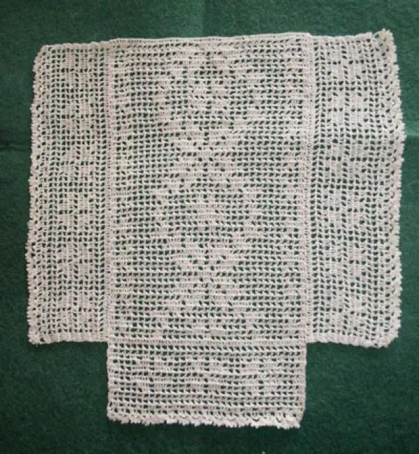 Mini Punto y Crochet: Colchas a punto de red Mini Punto y Crochet: Colchas a punto de red