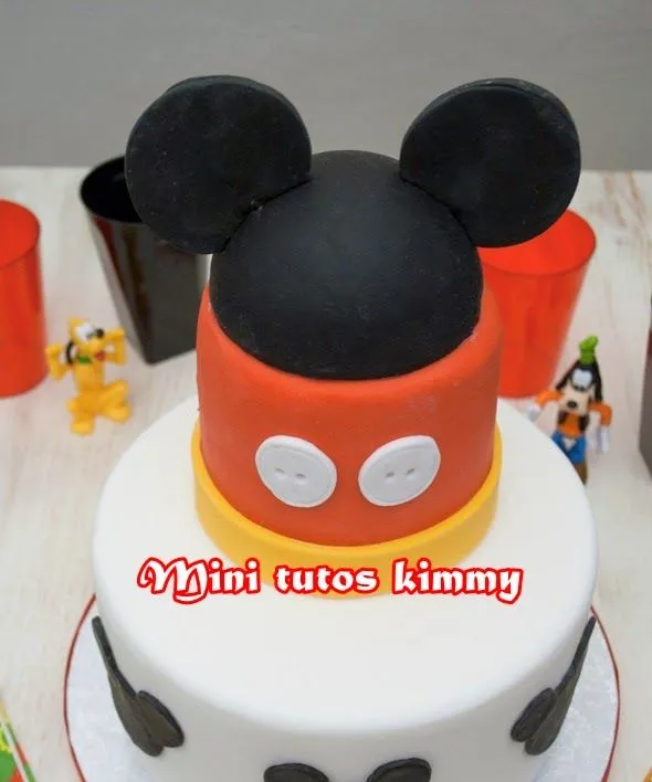 Mini tutos kimmy: Pastel de Mickey Mouse paso a paso