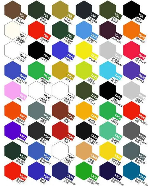 Nombres de colores de pinturas - Imagui