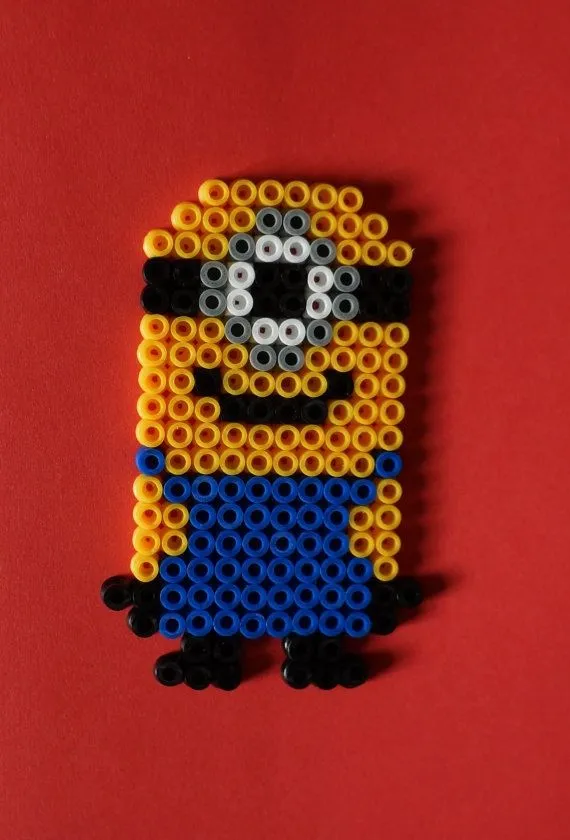 Minion Despicable me Hama beads magnet by Alabauhaus | Afterschool ...
