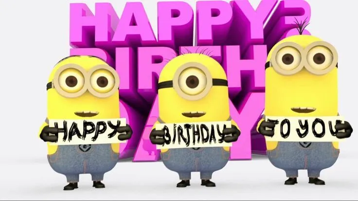 Minions Happy Birthday song | frases | Pinterest | Canciones De ...