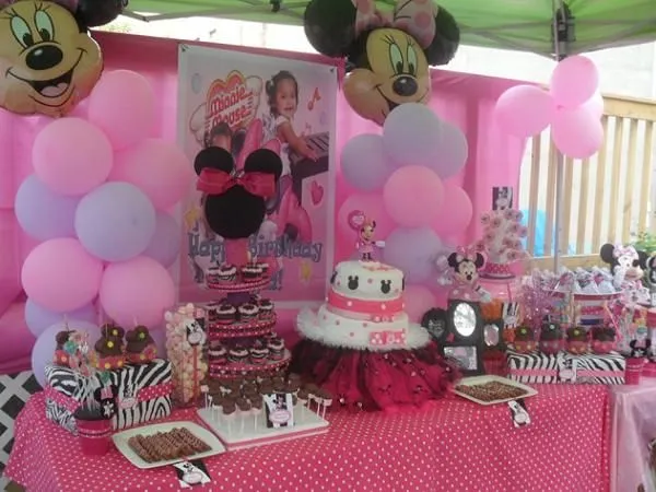 Decoración baby shower de Minnie Mouse - Imagui