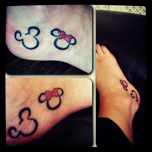 Minnie & mickey mouse disney tattoo | Disney Tattoos | Pinterest