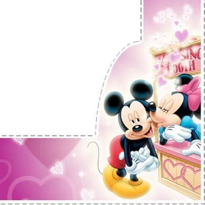 Minnie and Mickey Corner Frame | Disney printables / borders ...