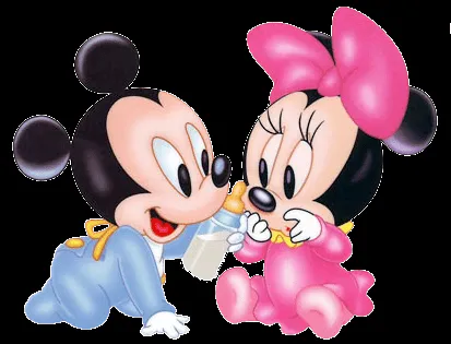 Minnie y Mickey bebé - Imagui
