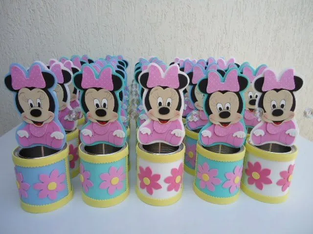 Moldes de gomaeva de Minnie Mouse bebé - Imagui