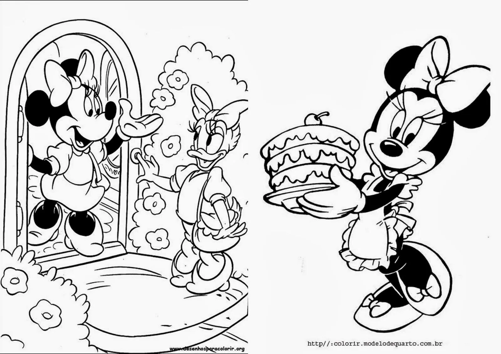 Minnie: Libro para Colorear para Imprimir Gratis. | Ideas y ...