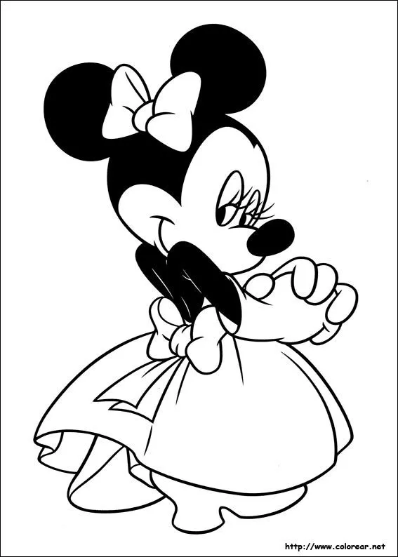 Imagenes de Minnie Mouse para calcar - Imagui