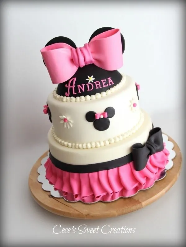 Minnie Mouse Birthday Cake | Charity :) | Pinterest | Tarta De ...