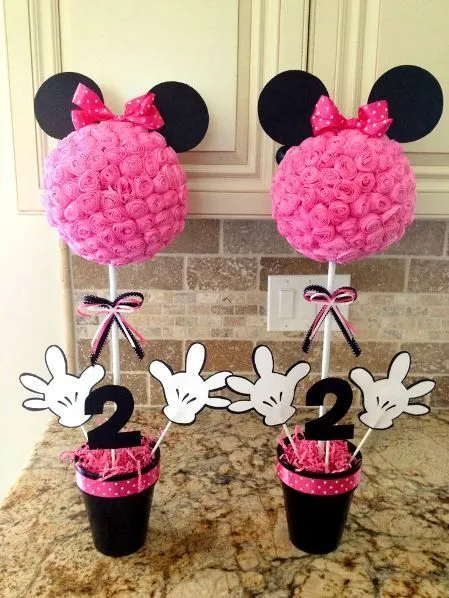 Minnie Mouse Birthday Party Ideas | Ratones, Tablas De La Fiesta ...