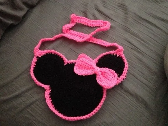 Minnie Mouse Crochet Purse by BrittStitch on Etsy, $15.00 ...