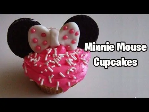 Minnie Mouse Cupcakes - YouTube