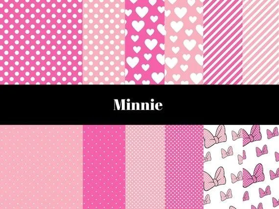 Minnie Mouse Digital Paper Minnie Mouse Background by TheLastCandy Minnie Mouse Digital Paper Minnie Mouse Background by TheLastCandy