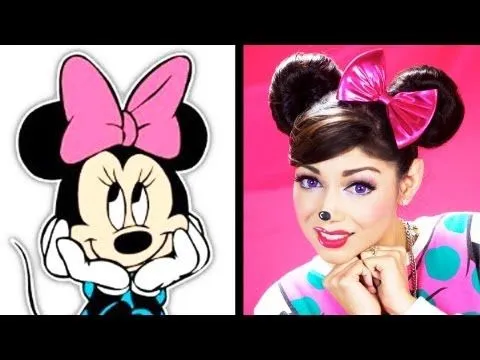 Minnie Mouse Hair Buns! - YouTube