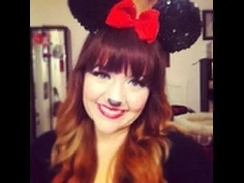 Minnie Mouse- Halloween Make Up Series - YouTube