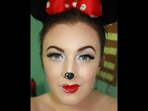 Minnie Mouse Halloween Makeup Tutorial - YouTube