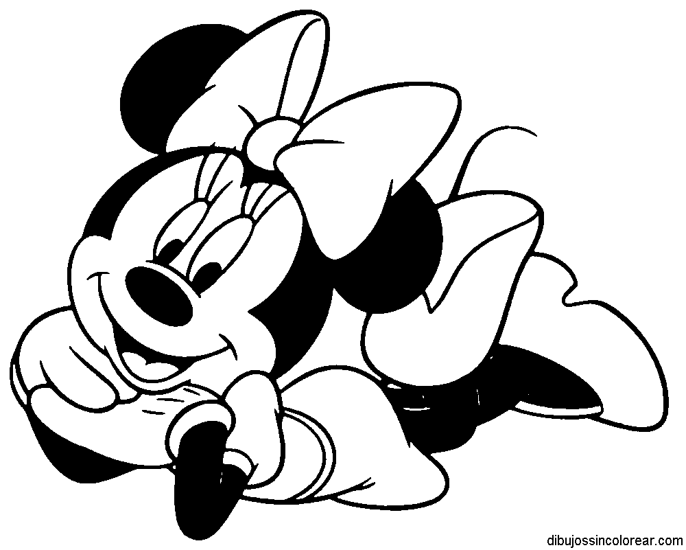 Mimi mouse para colorear - Imagui