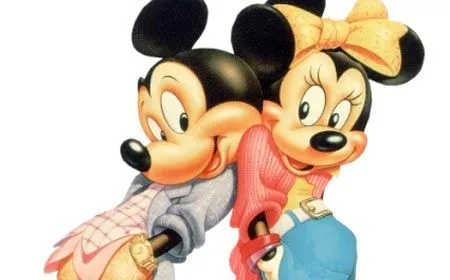 Minnie y Mickey enamorados antiguos - Imagui