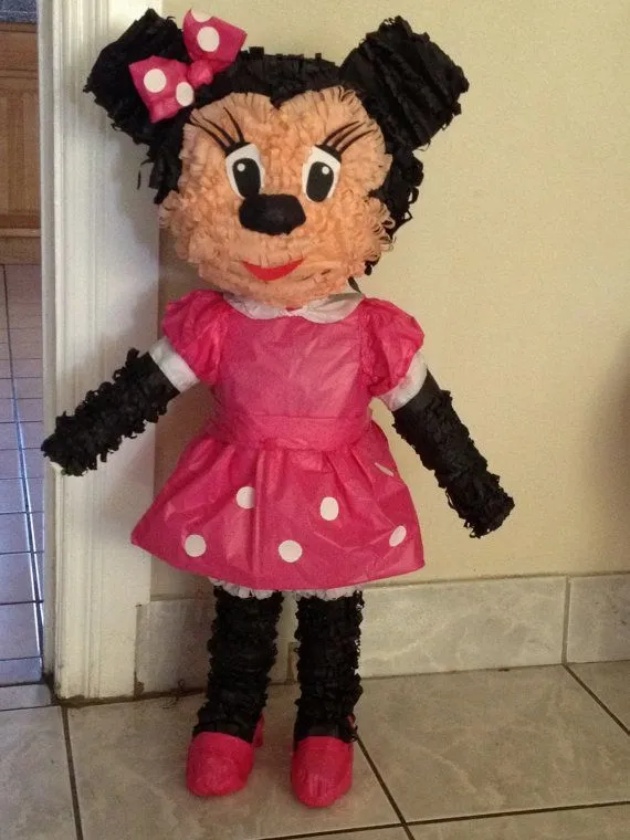 Minnie Mouse Piñata on Etsy, $50.00 | Piñata | Pinterest | Minnie ...