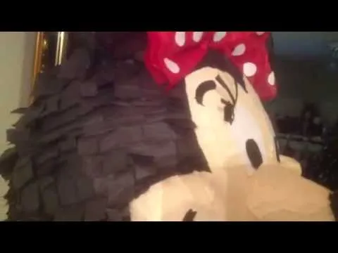 Minnie mouse piñata 3d - YouTube