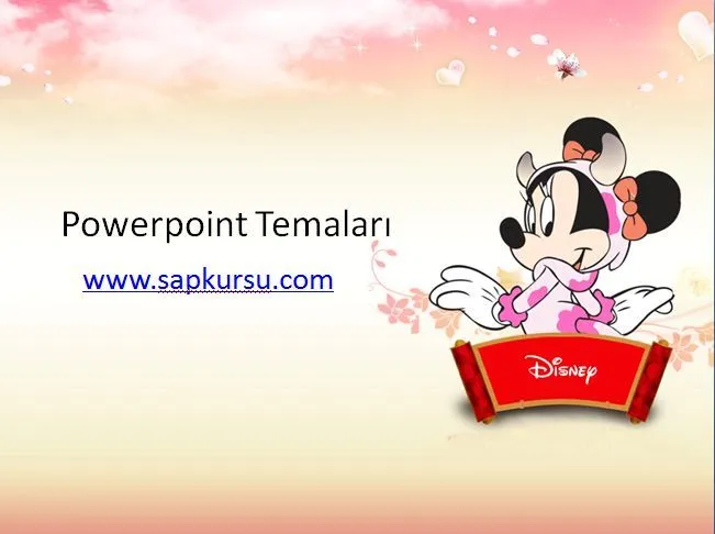 Minnie Mouse Plantilla PowerPoint es un diseño de Disney ...