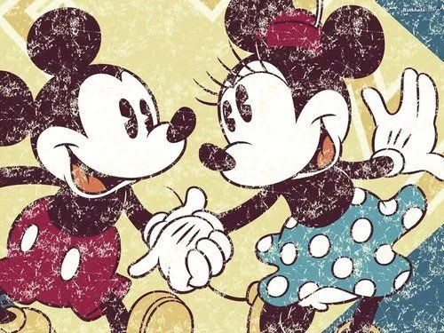 Minnie Mouse y Mickey Mouse vintage - Imagui