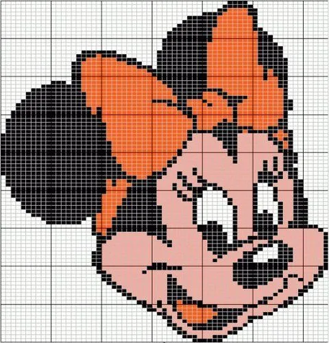 CROSS STITCH - MICKEY MOUSE & FRIENDS on Pinterest | Minnie Mouse ...