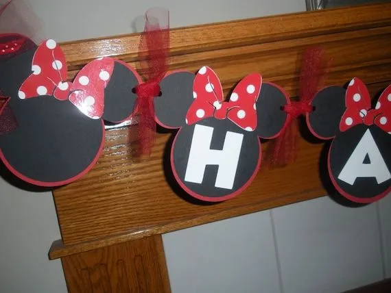 Minnie or Mickey Mouse Ears Happy Birthday Party por PartysOn