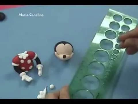 Souvenirs de como hacer Minnie paso a paso de porcelana fría - Imagui