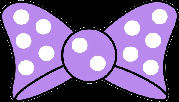 Minnie Purple Bow clip art - vector clip art online, royalty free ...