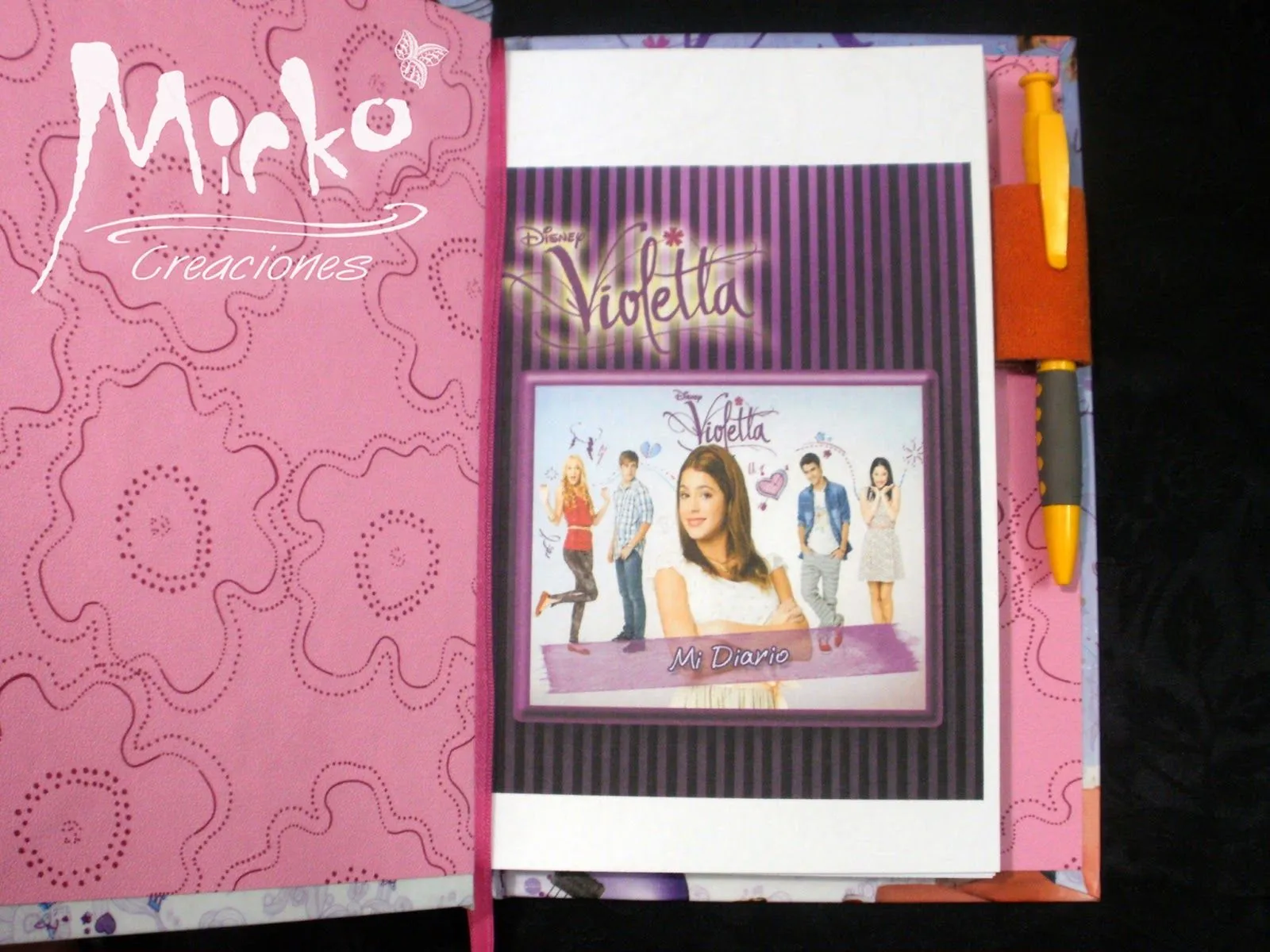Mirko Creaciones: DIARIO / AGENDA PERSONAL de VIOLETTA Mirko Creaciones: DIARIO / AGENDA PERSONAL de VIOLETTA