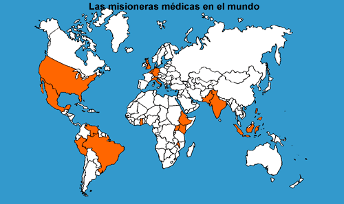 Misioneras Médicas en el mundo